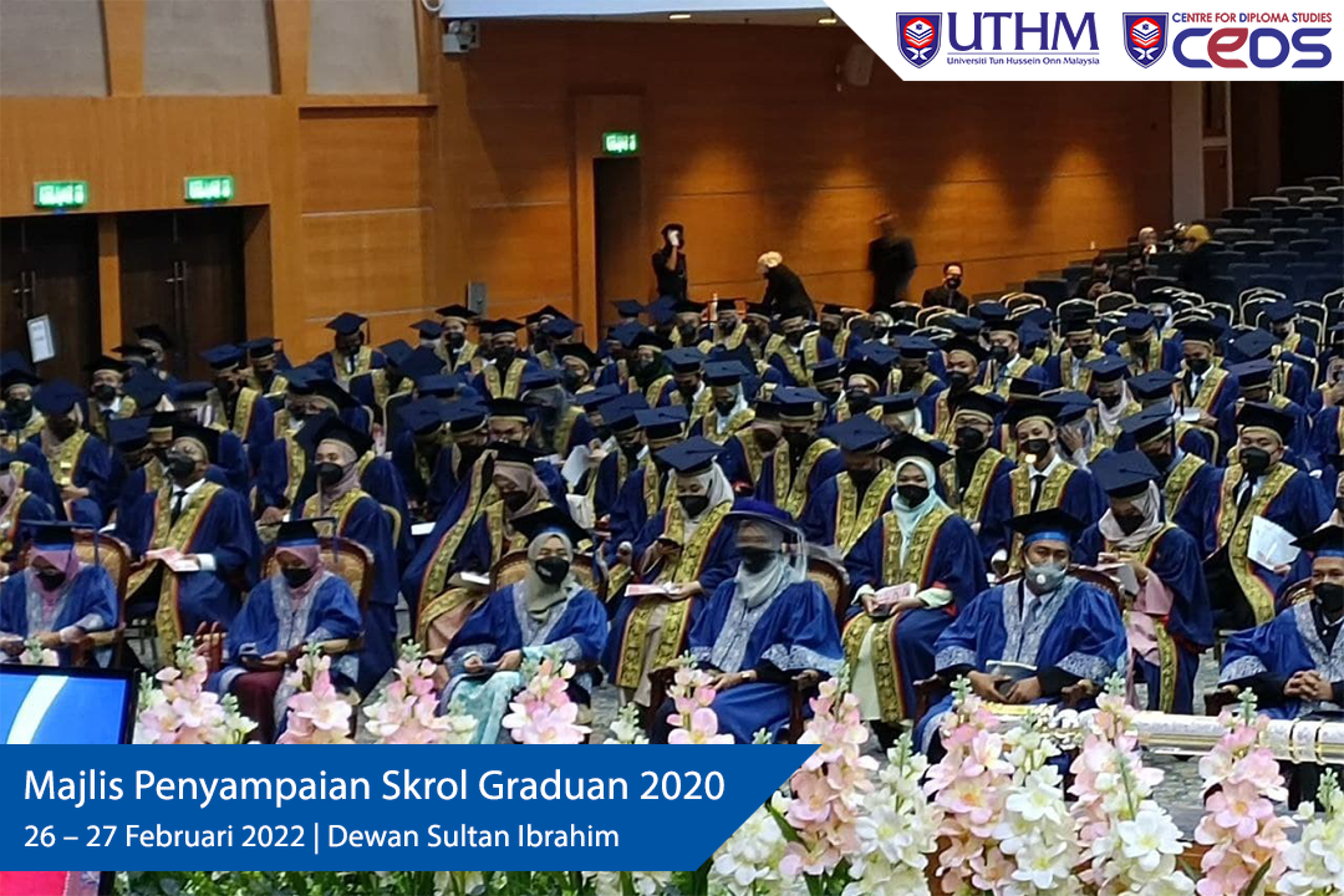 Seramai 801 Graduan CeDS 2020 Diraikan Dalam Majlis Penyampaian Skrol