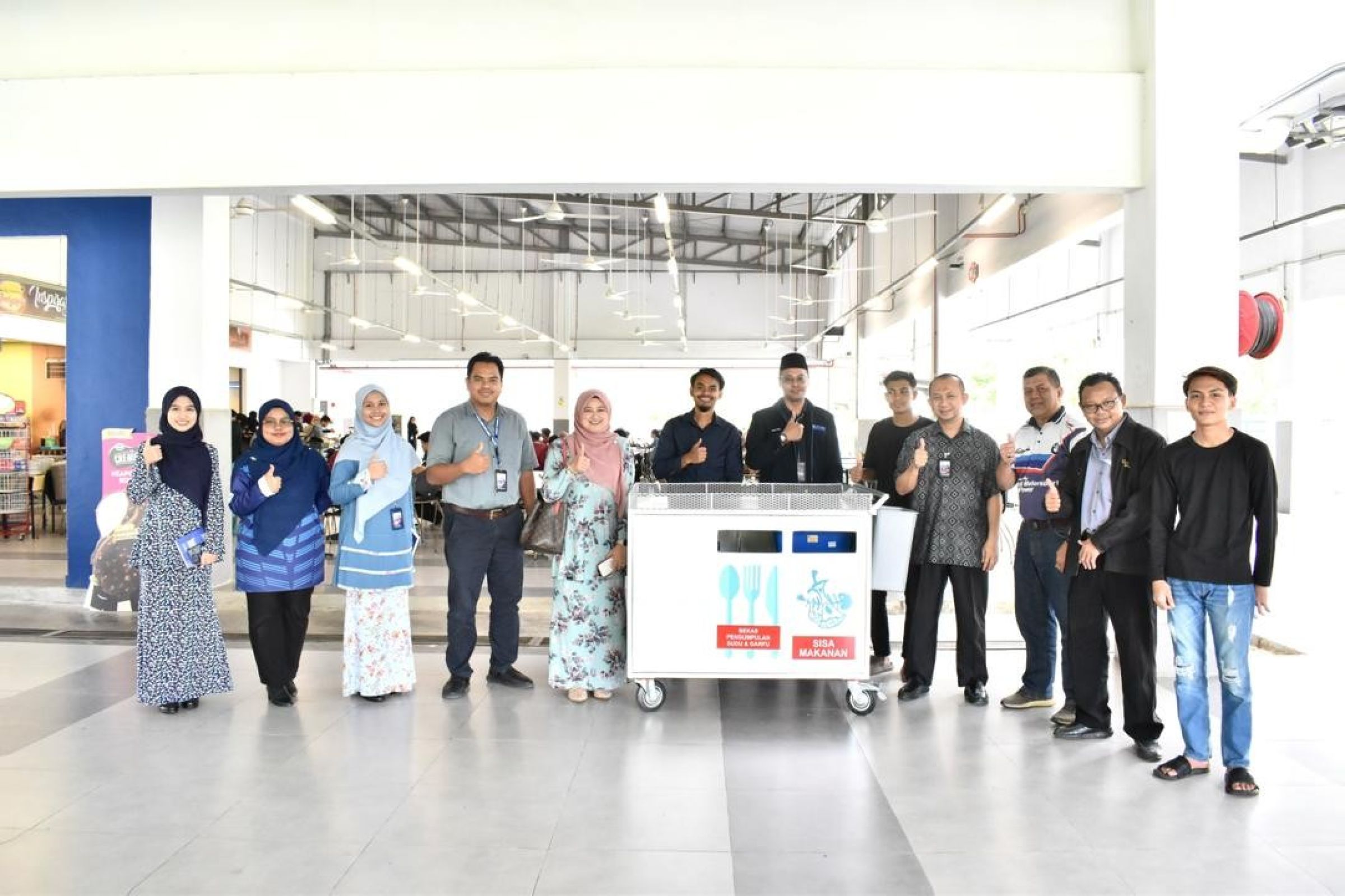 Troli Sisa Makanan: Komitmen UTHM Pagoh ke Arah Kelestarian Kampus