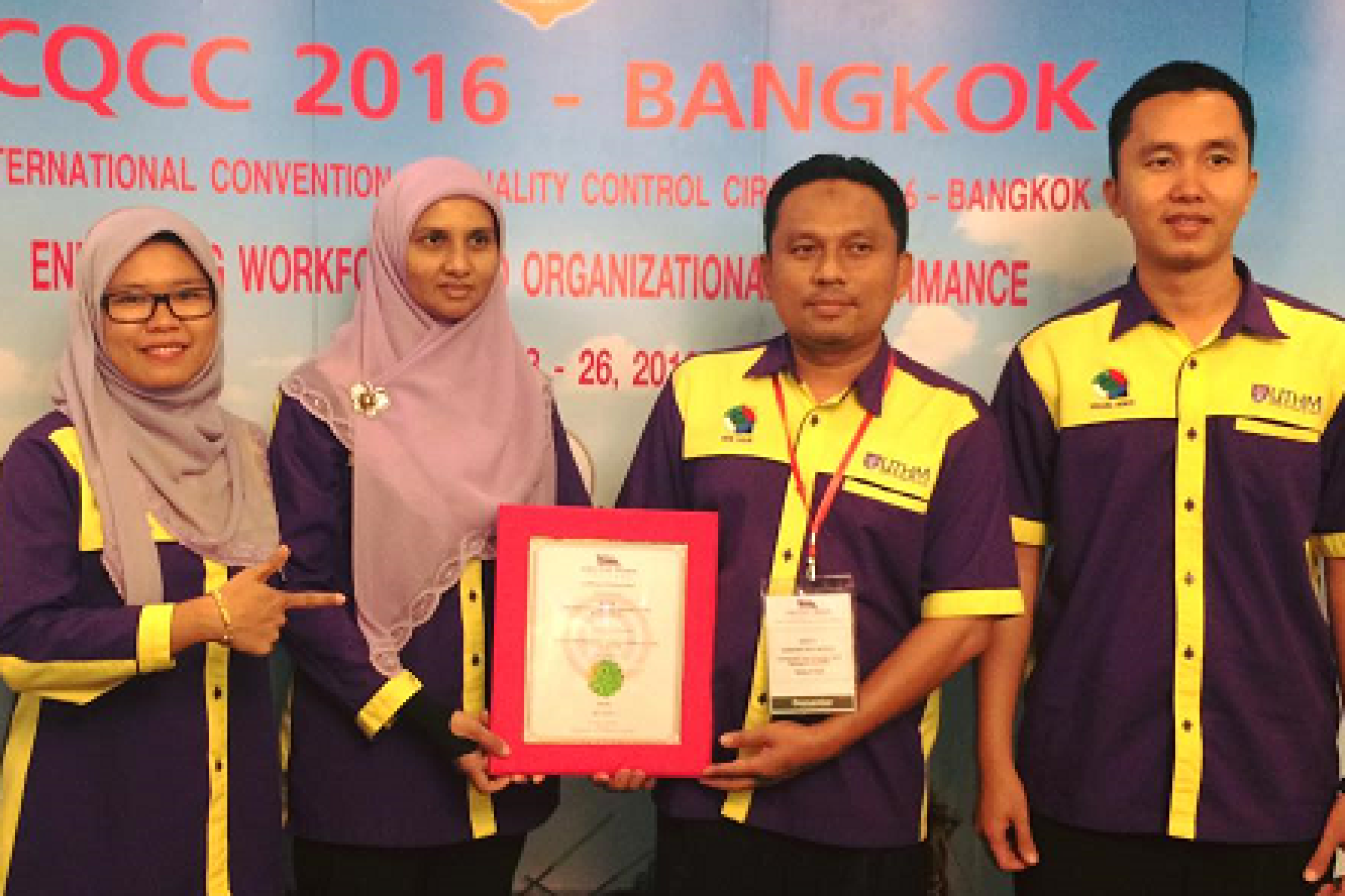 Q-PPD Mendapat Penarafan Emas di ICQCC 2016