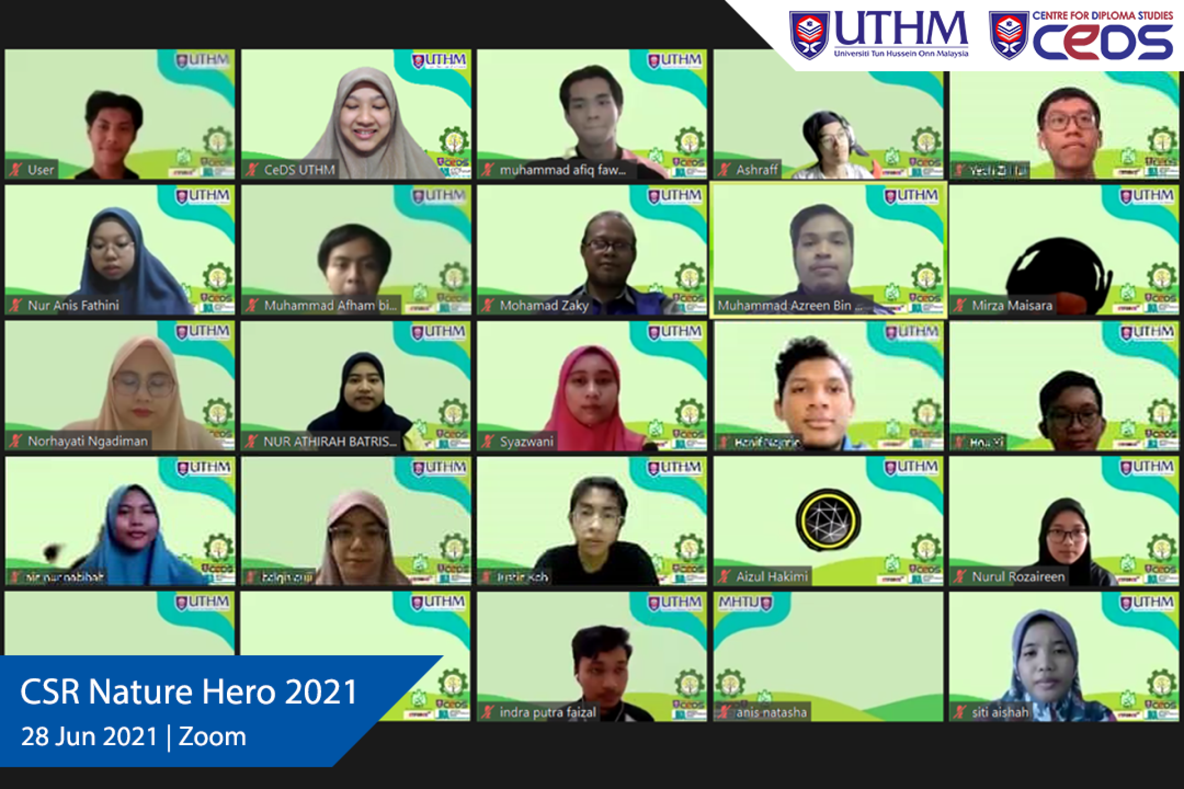 CSR Nature Hero 2021 Wadah Tingkatkan Kepekaan Isu Alam Sekitar